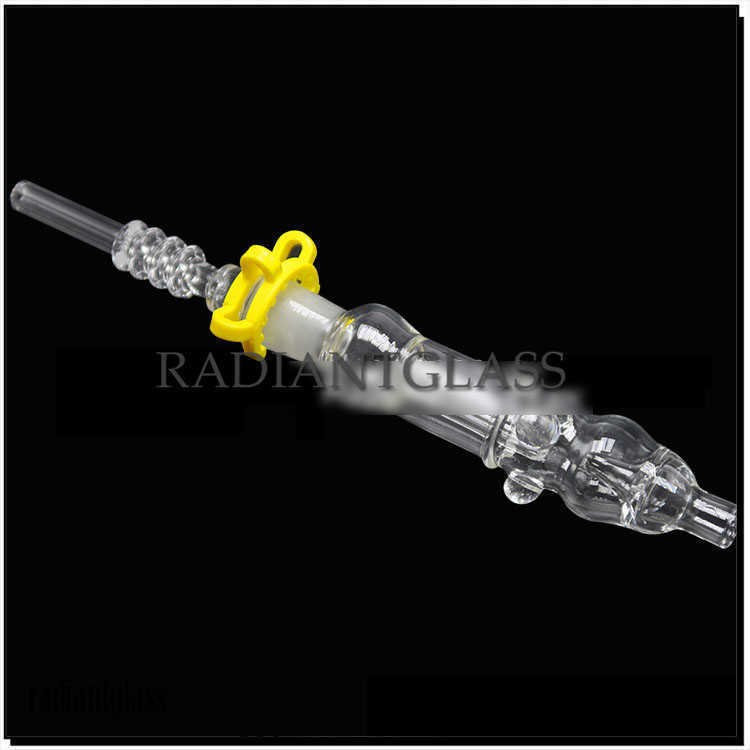 

Smoking Pipes Glass Nector Collector Kit Inner Percolator with Titanium Tips Quartz tips Dab Straw Oil Rigs Wax Dabber Tool NC Mouthpieces