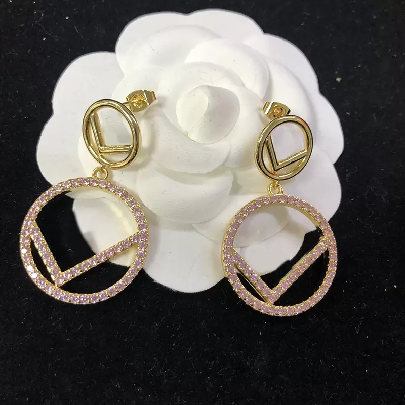 Boucle d'oreille de cerceau de créateur pour femmes Fashion Gold Hoops Boucles d'oreilles Femmes Luxurys Boucles d'oreilles en diamant Studs de b