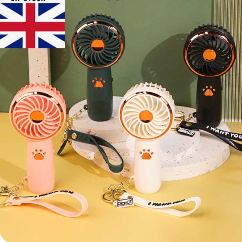 Electric Fans Handheld Usb Mini 3 Speeds Portable USB Charging Creative Hand-held Small Catapult Pocket T220924-image-806906089