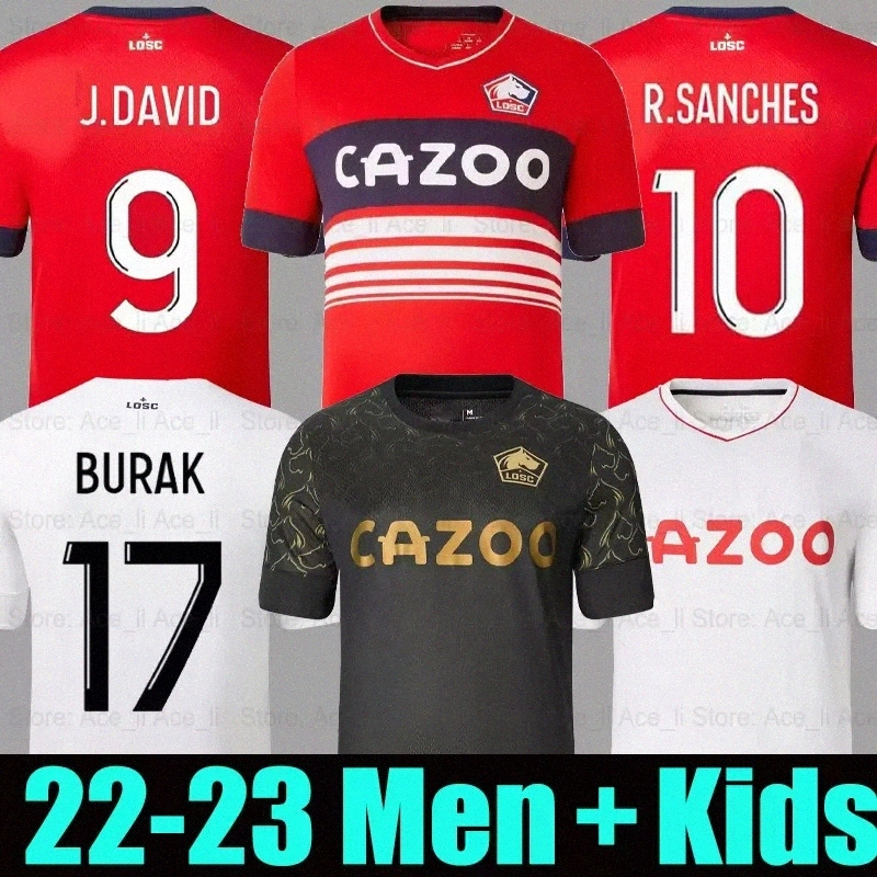 

Soccer Sets/Tracksuits Soccer Wear 22 23 LOSC Lille OGC Nice FC DELORT soccer jerseys J.BURAK 2022 2023 DAVID DOLBERG KAMARA ATAL maillot de foot home B58g#, 22-23 lile third