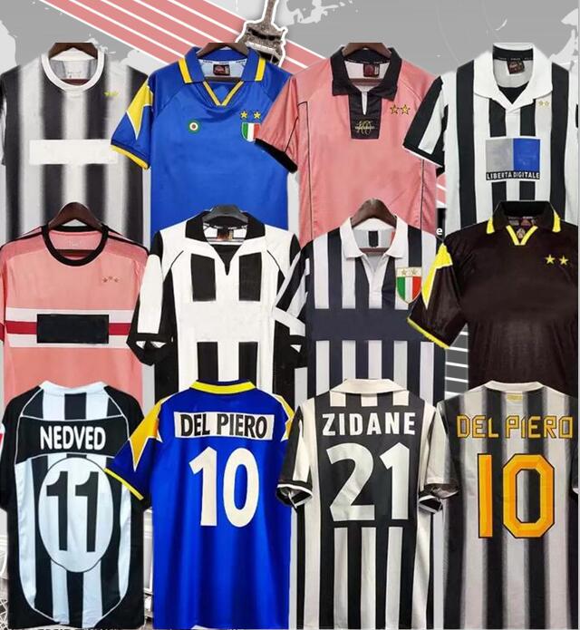 

Retro DEL PIERO Conte soccer jersey PIRLO Buffon INZAGHI 84 85 92 95 96 97 98 99 02 03 04 05 94 95 ZIDANE Ancient maillot DAVIDS BOKSIC Conte shirt 11 12 15 16 17 18 POGBA, 95/97 away