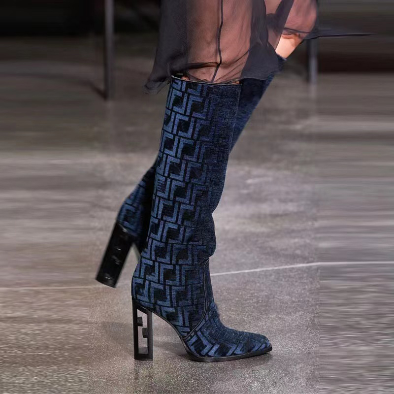 

Designer Martin Boots knitted womenautumn and winter socks fendi boots stiletto alFashion Boot