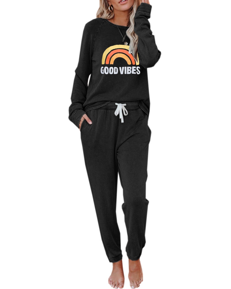 

Women' Solid Tracksuits Set 2 Piece Long Sleeve Pullover and Drawstring Sweatpants Sport Outfits Sets, Blue