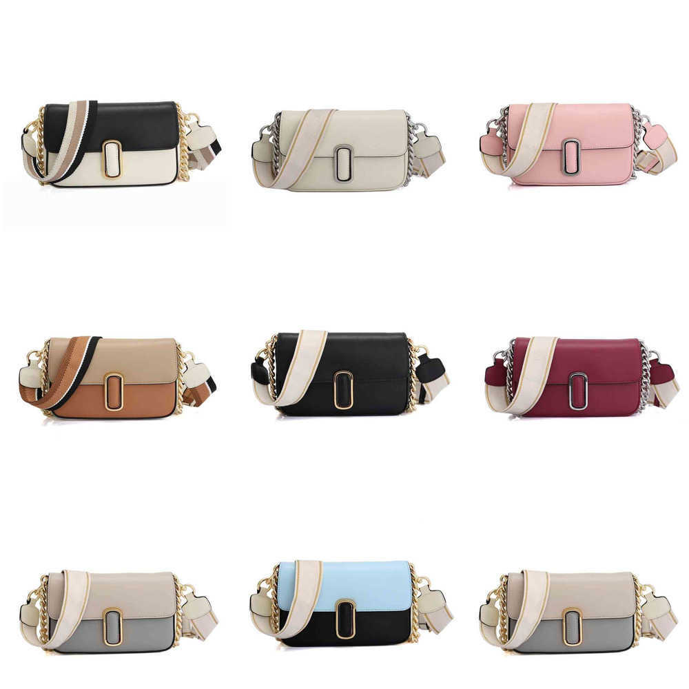 

designer bag handbag marc shoulder bag women luxury crossbody bags Fashion M Wide Strap J Flap Vintage chain messenger camera female wallet 220906, Mjbag m01