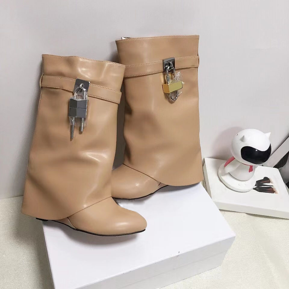 

Boots High Metal Heel Stretch Sock Long Boot Black size 35-41