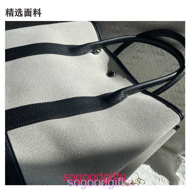 

Top Quality garden party Bags Women Crossbody Herme Designer Tote Handbags Garden BAG canvas bag 2022 new large capacity handbag cowhide col, Khaki