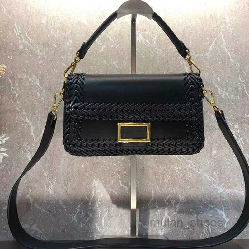 

2022 Evening Bags Baguette Bag Shoulder Cross Body Bags Women Handbag Material Hand Weaving Hardware Letter Buckle Flap Tote Detachable Handle Shoulder Stripe, Blue
