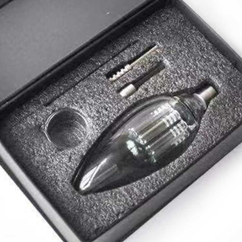 

Smoking Accessories 6 Arm Tree Perc Nector Collector Kit 10mm Mouthpiece with Titanium Tip Dab Rig Straw Set Big Body With Box