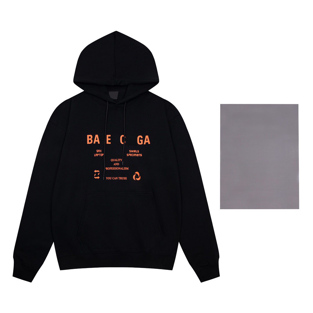 

Men's Plus Size Hoodies & Sweatshirts in autumn / winter 2022acquard knitting machine e Custom jnlarged detail crew neck cotton 4w3d3t3, Black