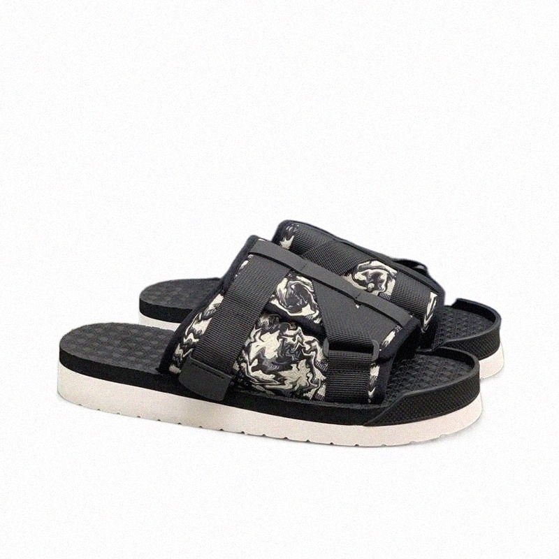 

designer-alpha Designers Men Sandal Buckle Strap Leather Slipper Summer Rubber Sole Flip Flops Fashion Paris Slide Sandals Oblique Platform h91g#