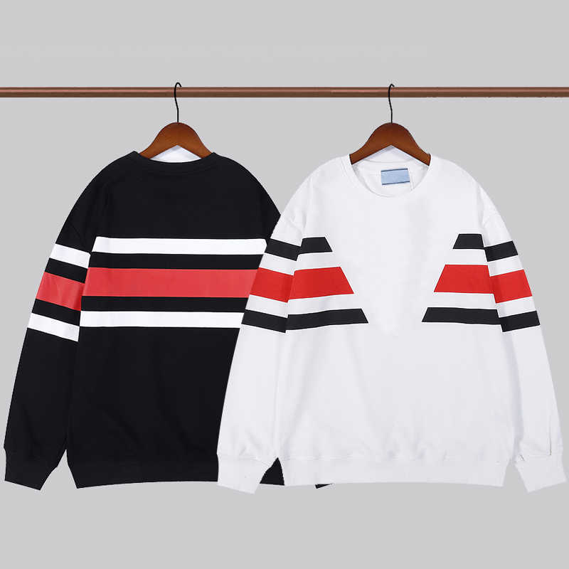 

Designer men's sweatshirts 2021 spring and autumn new long-sleeved T-shirt men and women can wear fashionable casual sports hoodless, White