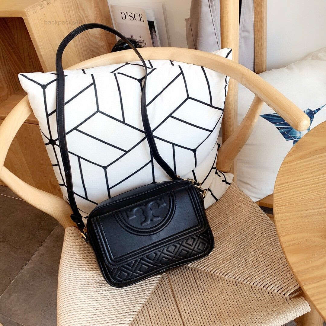 

Designer Luxury Women Bag Tory Handbag TB Fashion Inclined Shoulder Bags Versatile Purses Tories Burchs Totes Large Capacity Saddle Coal Wallet 5AHigh Quality H6S2