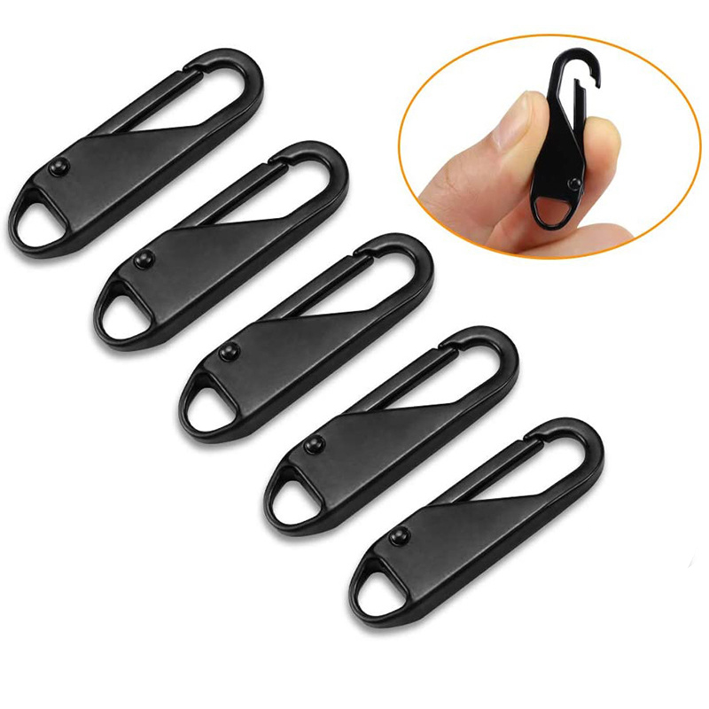 

Decorative Objects & Figurines 5pcs Universal Zipper Puller Detachable Zipper Head Instant Repair Kits for DIY Sewing Clothing Jackets Luggage Backpack