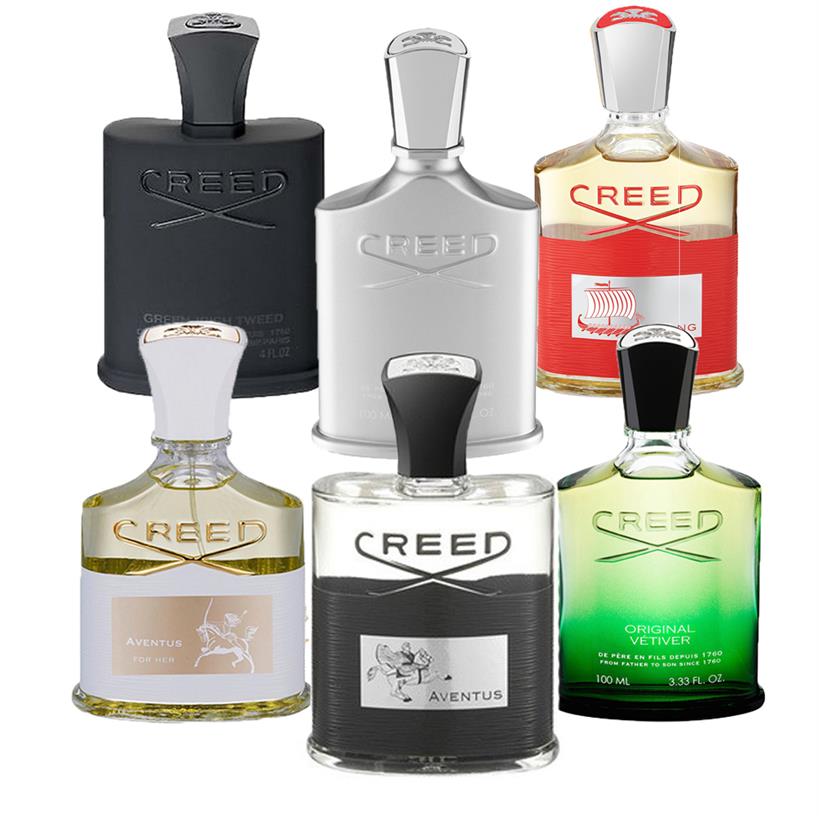 Fraiseurs Men Perfume Creed Aventus millesmer argent eau impérial viking 120 100 75ml de haut parfum de haut de longueur durable 192c 192c