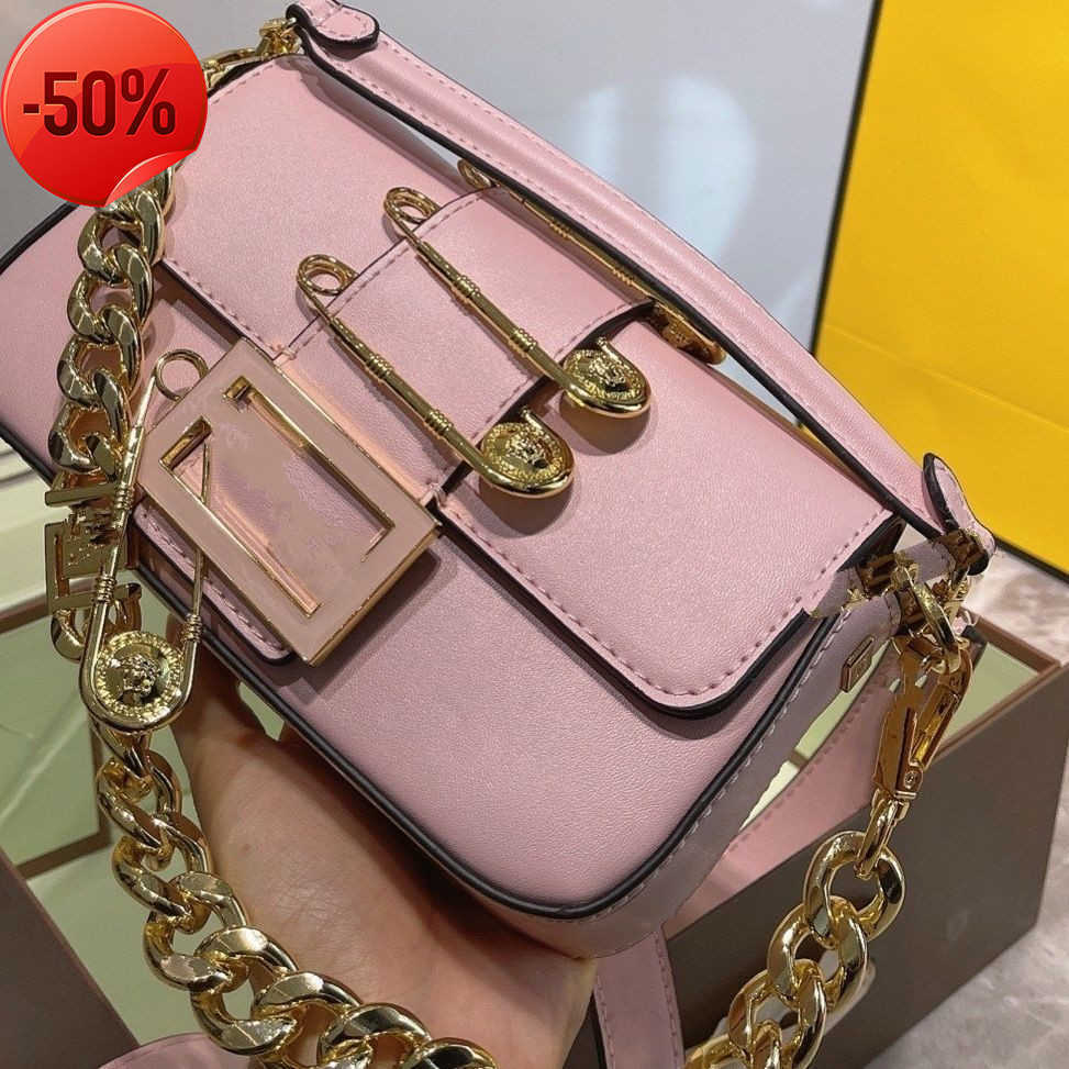 

Designer Bags 2022 New Fashio nable Trend Double Shoulder Cover Luxury Buckle Bright Face Colorful Chain Tote Factory Direct Sale purses ladies handbags, Leopard print 4