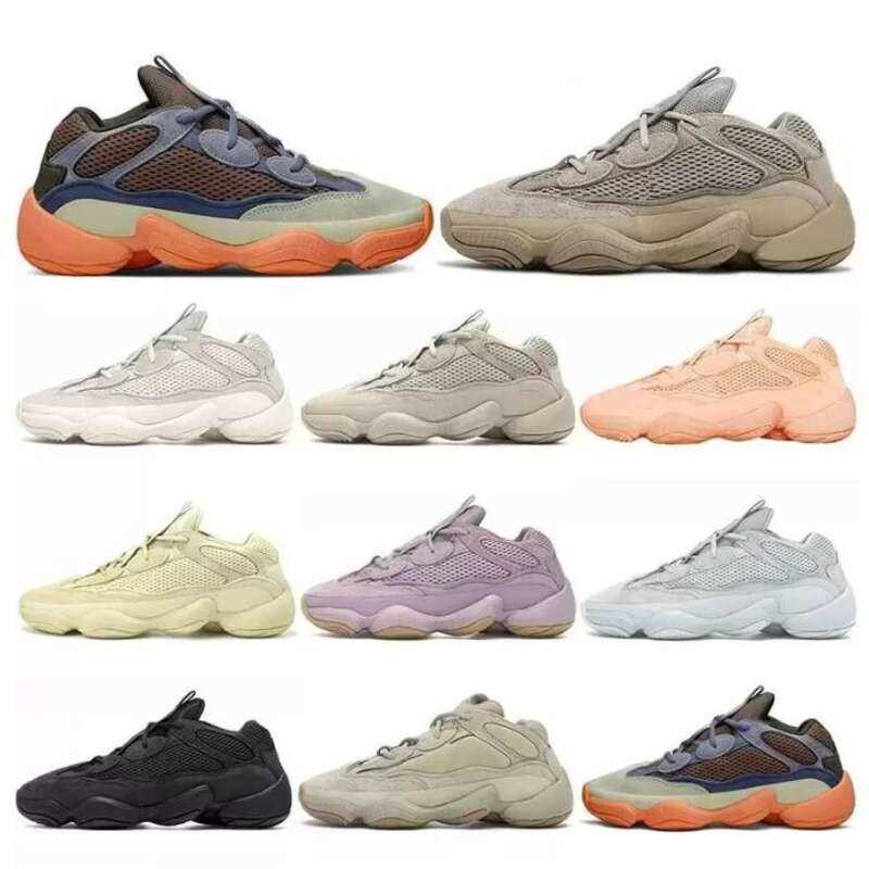 

Designer Men Women 500 casual shoes Granite Brown Clay Mesh Utility Black Stone Soft Vision Bone White Blush Ash yeezys Grey yeezies New 500s Trainers, 11