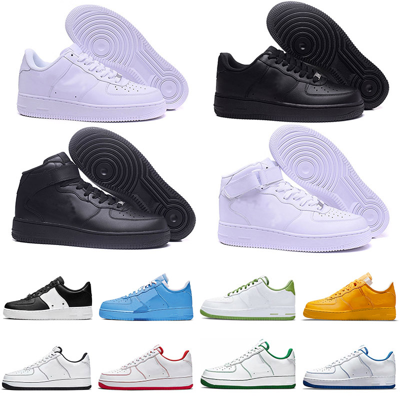 

Classic Running Shoes Mens Trainers Sneakers Utility Triple White Black Outdoor Sports Walking Jogging Tennis Platform Men Women Size 36-45, Box