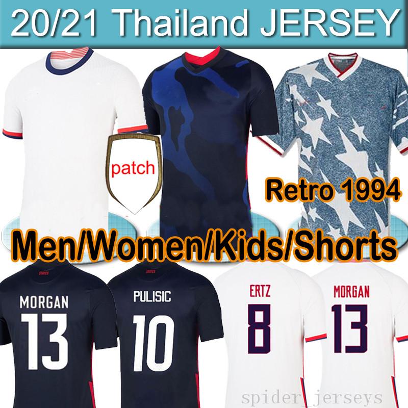 

22/234 stars US 2020 2021 PULISIC REYNA A Soccer men women kids kit Jerseys DEST MCKENNIE LLOYD MORGAN America Football United States Shirt, Away kids kit