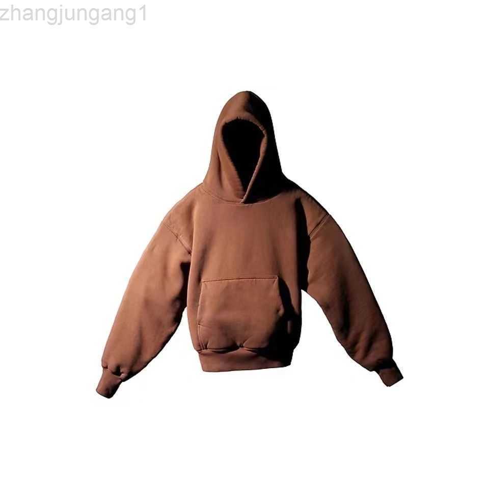 

Designer Classic Wests Luxury Hoodie Three Party Joint Name Peace Dove Printed Mens And Womens Spider 555 Pullover Sweater Hooded Jacket, Dark brown