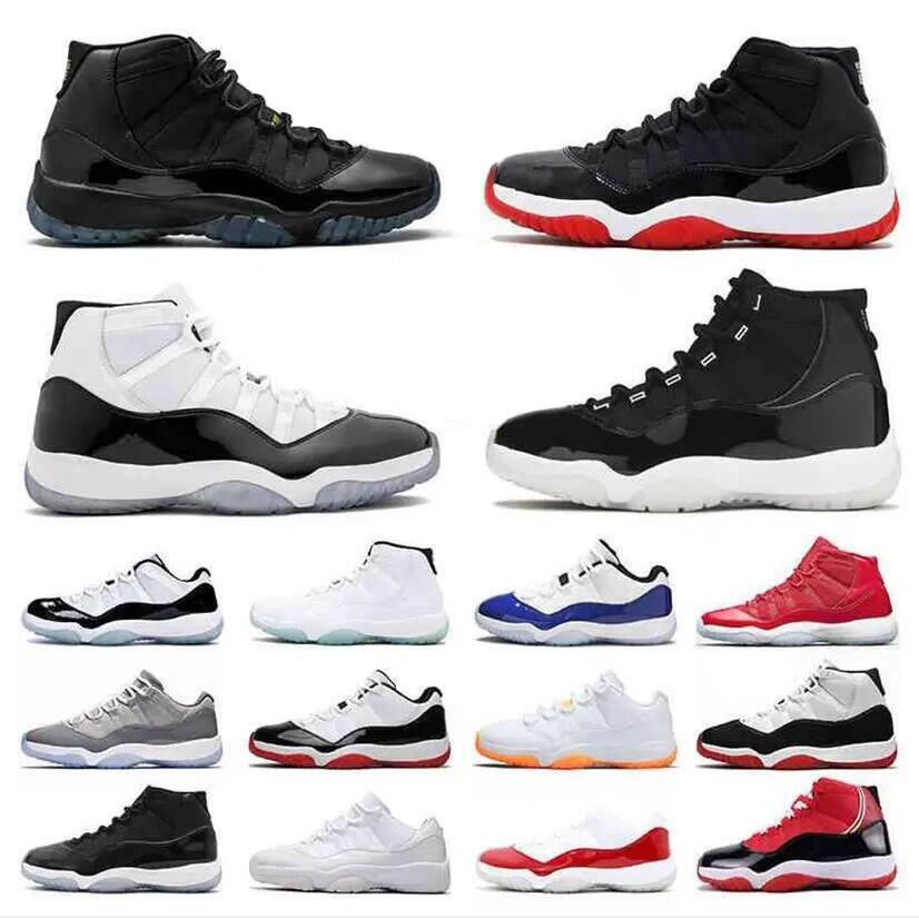 

Trainers Jumpman 11 11s Sports Sneakers Retro Basketball Shoes Concord Bred High Citrus Low Xi Space Jam Cap And Gown Gam310K, 2#