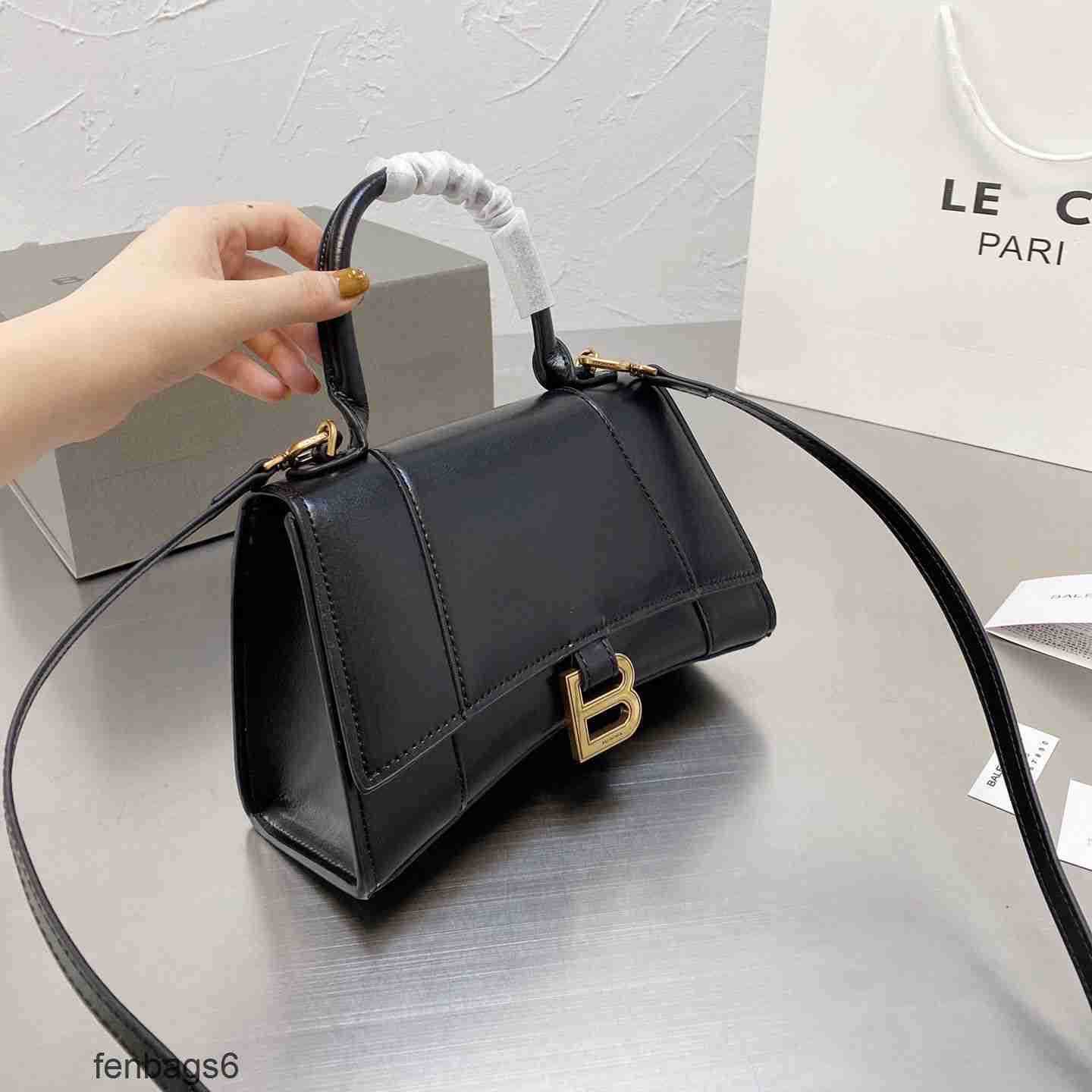 

Balenciga Bags Bag designer Luxurys Trend Shoulder 2022 Messenger Hourglass Fashion Leather Handbag Single Crocodile Pattern Light