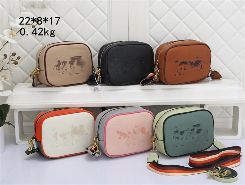 

Designer square bags Carriage pattern CAMERA Camera bag handbags totes fashion women disco PU Shoulder Messenger wallet lady Luxurys crossbody Satchels c's purse, Extra freight