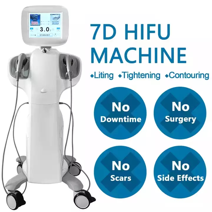 Ultra Former 7D 9D HIFU Smas RF Equipment Face Lifting Anti-wrinkle Korea With 7 Cartridge HIFU Machine