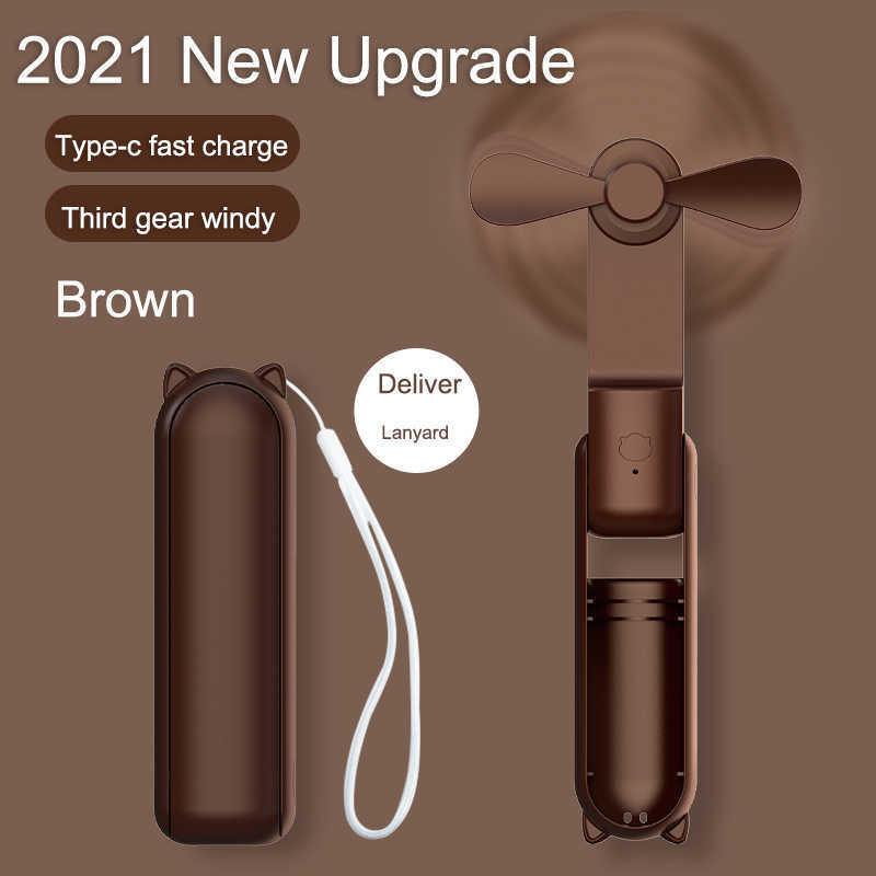Electric Fans Handheld Fan Mini Fans Ventilador USB Rechargeable Fan 1500mAh Silent Small Fan for Summer Ventilador de Mano Ventoinha T220924-image-806862565