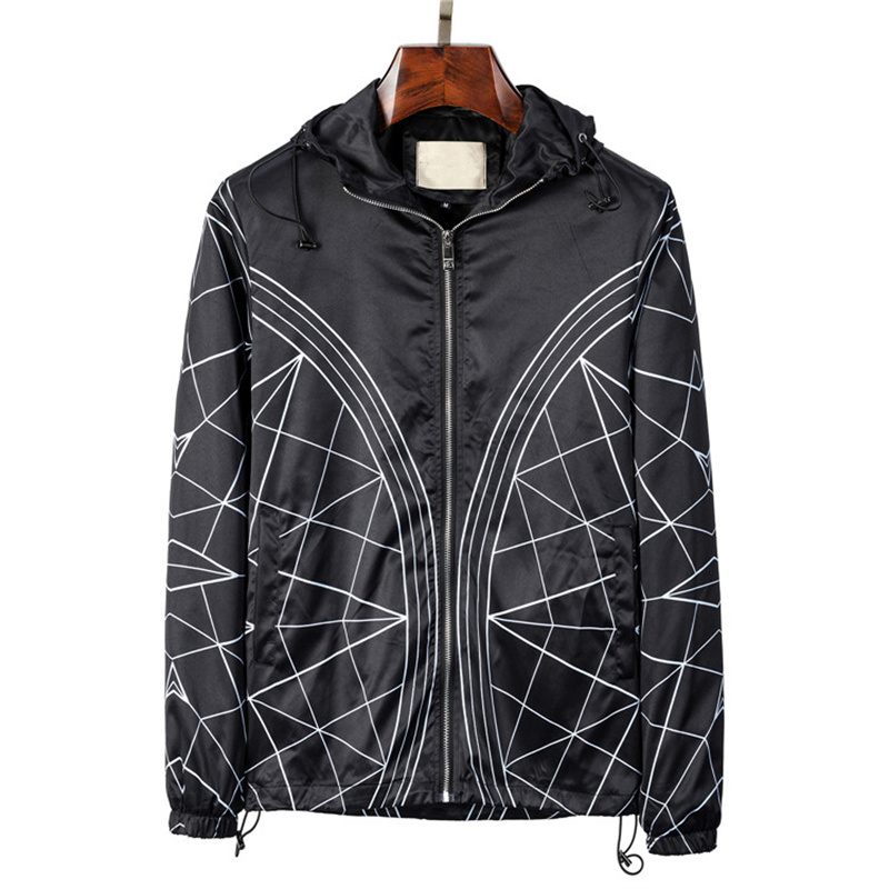 New Outdoor Hooded Mens Jackets Spring Autumn Windrunner jacket Thin Jacket Coat Men sports windbreaker Coats explosion models couple M-3XL