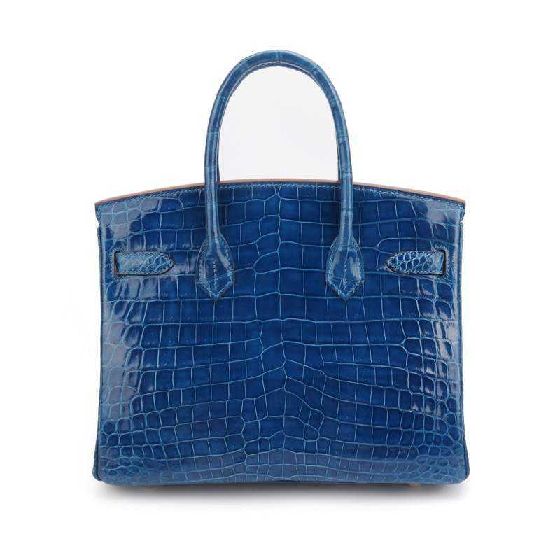 

Designers Handbags Herms Birkins Designer Bags High End Brand Women's Bag Handbag Leather Gloss Nile Crocodile Large Capacity Ayw KTQ3, Dove grey
