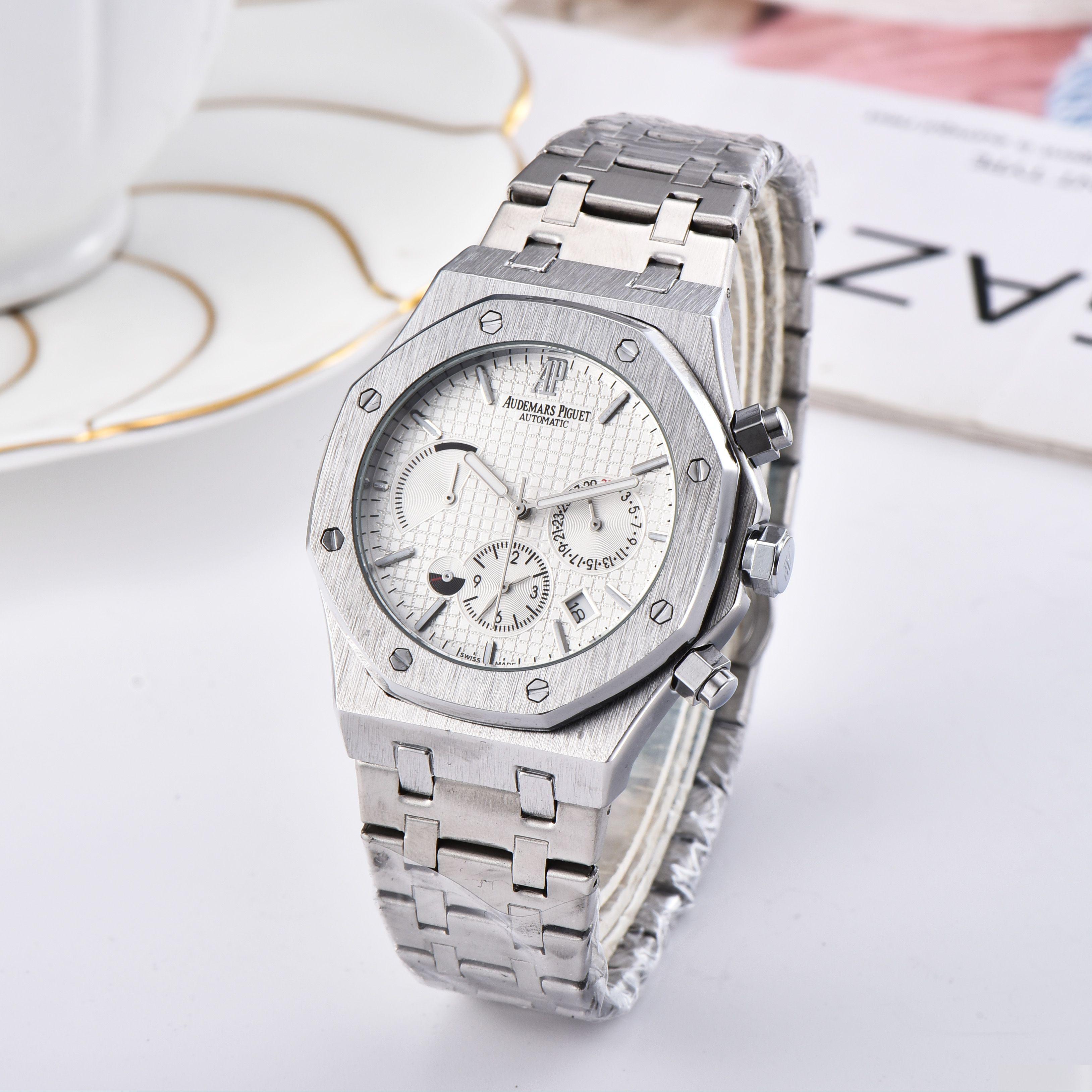

Handkerchiefs Fashion Sier Gold Mens Ap Watches Stainless Steel Material Butterfly Buckle Quartz Watch Dial Diameter 4M H Watches2022 Dhyoa