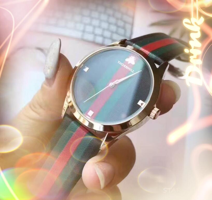 

luxury quartz womens bee watches fashion leather belt watch gifts noble and elegant Wristwatches feature Christmas gift, Style 3