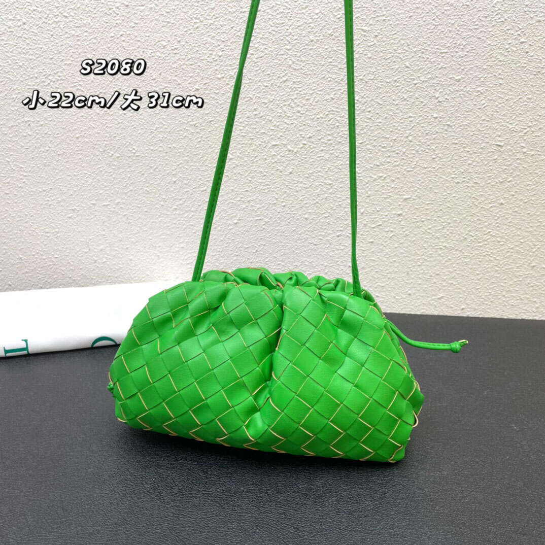 

Evening Bags Handbag Woman The Designer Fashion Bags Mini Shoulder Soft Leather Clutch Knitting Thin Ribbon Ladies Luxury Cosmetic Tote, #5 size 22x14cm