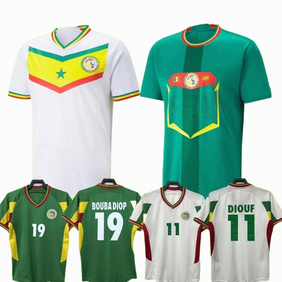 

2022 Senegal soccer jersey world Cup national team 2023 KOULIBALY GUEYE KOUYATE SARR 22 23 football shirt men kids kit 2002 2003 Retro 02 03 Camiseta g4iL#, 2022 away