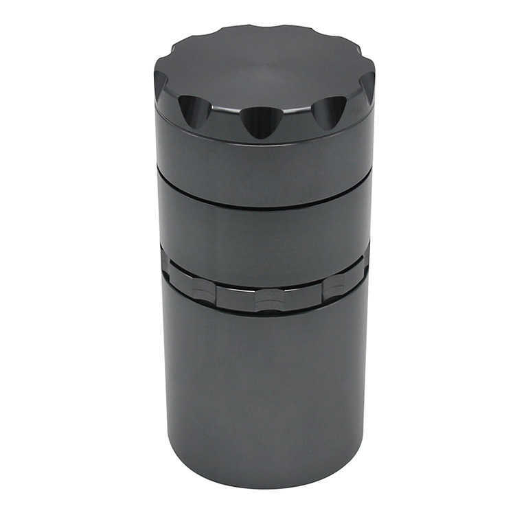 

Flower Shape Tobacco Grinders smoking accessories 50mm herb Round grinder cnc teeth filter net dry herb 9 colors