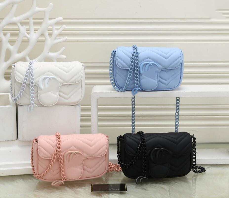

FASHION Marmont bags handbag tote WOMEN luxurys double G designer shoulder crossbody chain bag 446744 lady leather Quilting Thread messenger Shopping wallet purse, Extra shipping