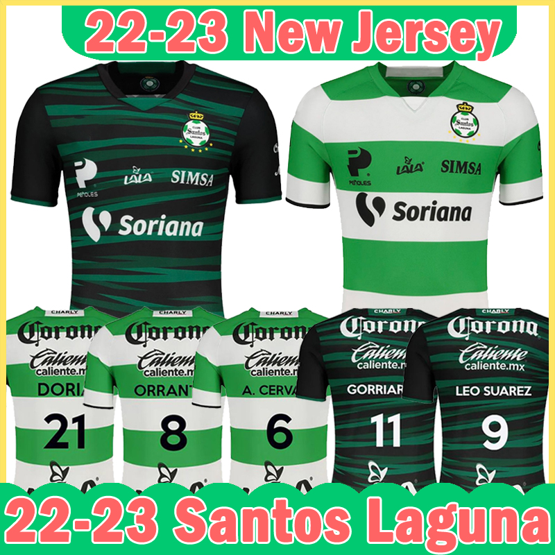 

22 23 Santos Laguna Soccer Jerseys 2022 2023 F. TORRES A. CERVANTES ORRANTIA Football Uniforms LEO SUAREZ GORRIARAN E. AGUIRRE DORIA D. MEDINA Men Shirts, Sangtuosilaguna 22-23 away
