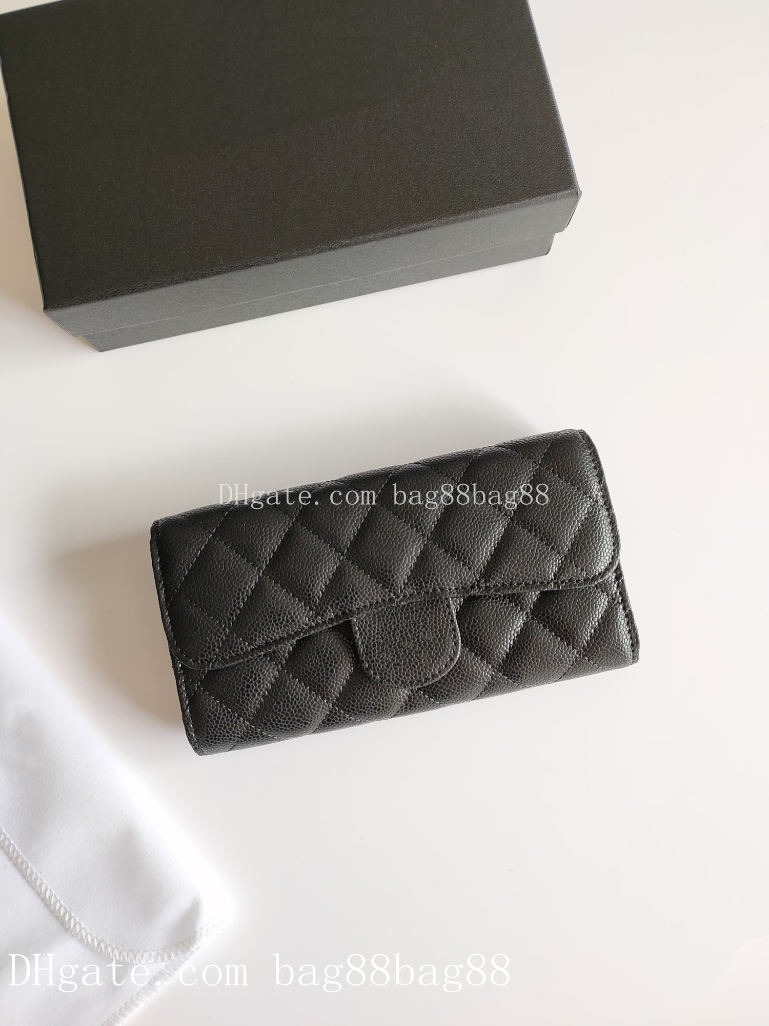 

Wallets Luxury Brand design 50095 Letter plaid CC chain Clutch lambskin diamond pattern pouch women's le boy Long wallet Ball Pattern Gold Buckle, Contact me