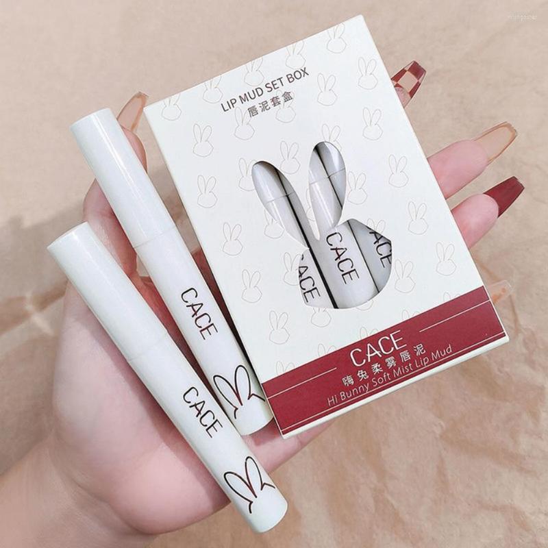 

Lip Gloss 5Pcs/Set Matte Clay Gentle Texture Exquisite Universal Velvet Paste For Student Makeup