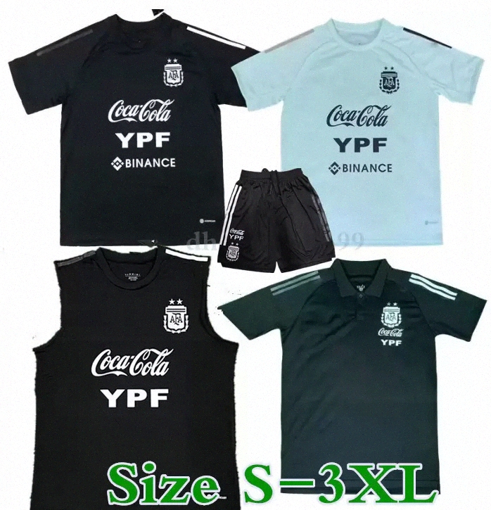 

2022 2023 Argentina training wear soccer jersey 22 23 Maillots de foot Maradona short sleeve vest football shirt uniform Size S-3XL e4jy#, 2021