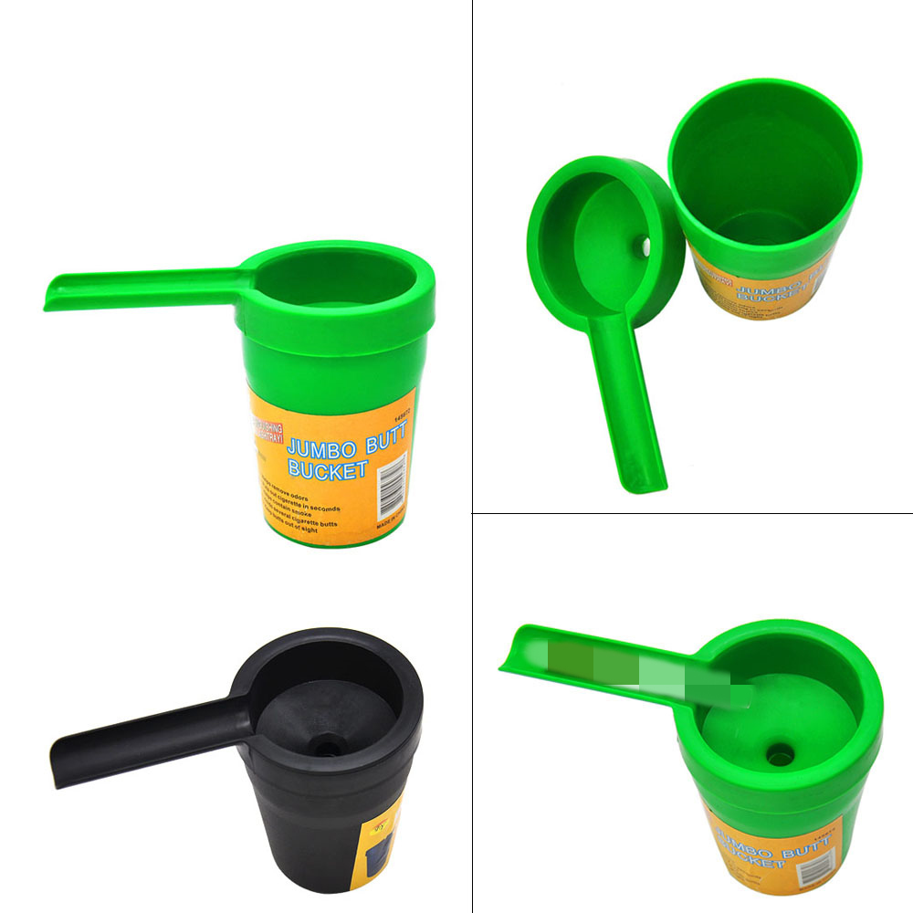 

cigarette ashtray smoke accessory tobacco Cup Car Butt Bucket green Smoke Ash Holder bong dab rig
