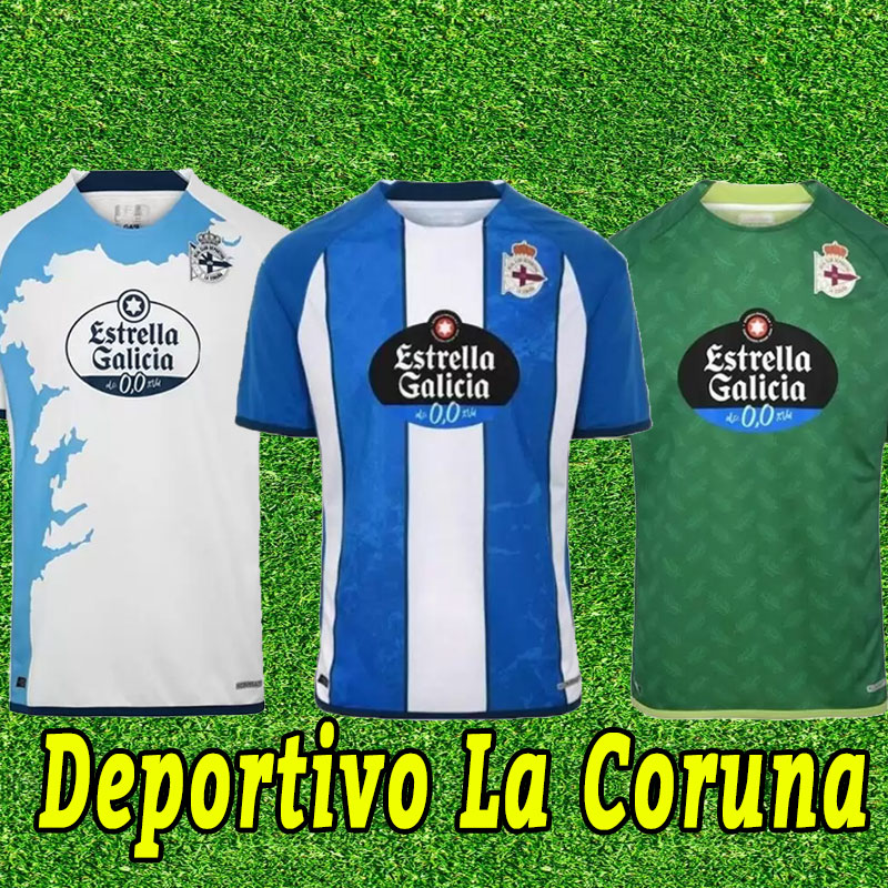 

22 23 Deportivo de La CoruNa Soccer Jerseys Coruna Home Away MOLLEJO DEPORTIVISTA 2022 2023 M.KONE SABIN AKETXE SANTOS ESPIRITO ALEX