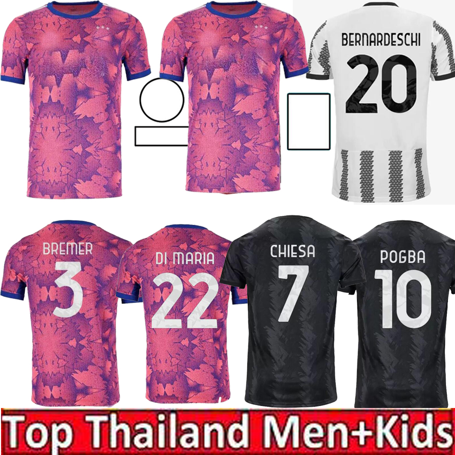 

22 23 Juventus Soccer Jerseys POGBA DI MARIA BONUCCI VLAHOVIC McKENNIE 2022 2023 Football Shirt PELLEGRINI Men Kids Jersey CHIESA ARTHUR maillot, Green
