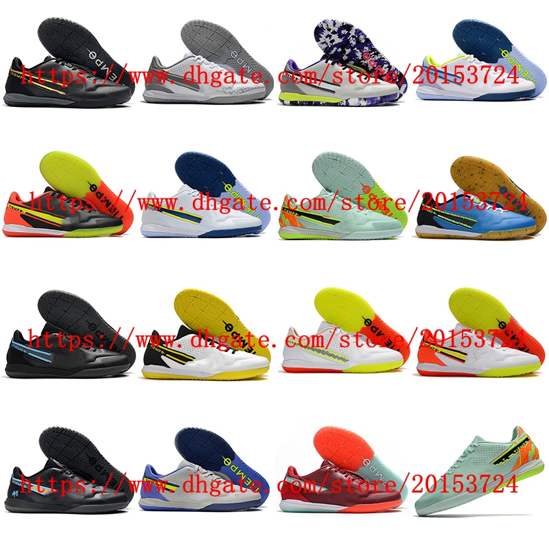 

Mens Soccer shoes React Tiempo Legend 9 Pro IC Cleats Indoor Football Boots Sneakers Designers Chuteiras, As picture 7