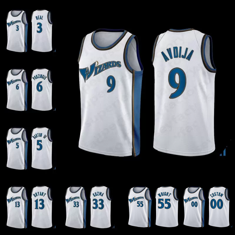 

2022- 2023 City Jersey 3 Bradley Beal Washingtons Kyle Kuzma Wizard New Basketball Jerseys Kristaps Porzingis Caldwell-Pope Deni Avdija Rui Hachimura Corey Kispert, 67