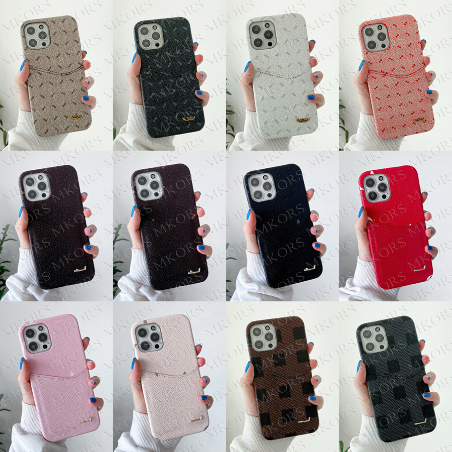 

Fashion Card Slot phone cases for iPhone 14 14pro 14plus 13 13PRO 12 12PRO 11 PRO X XS MAX XR 8 7 6 Plus Bag Style Printing Skin Back Case Cover for iPhoneX 7plus 8plus, #7 white g