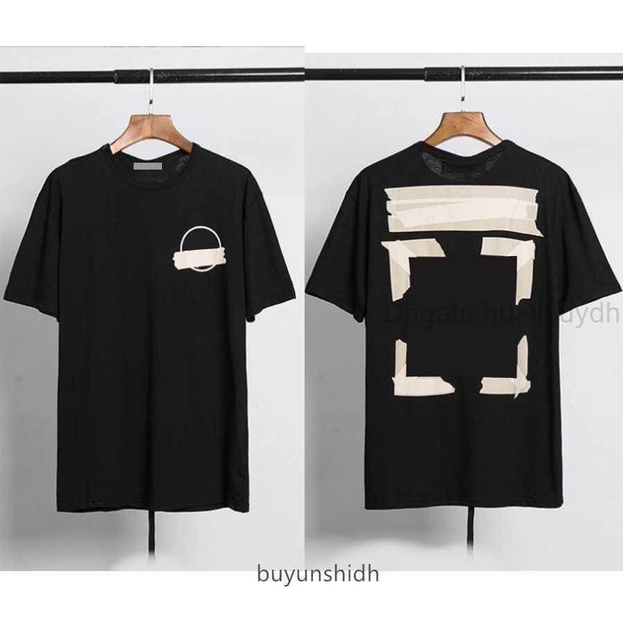 

Fashion Offs Designer Cross t Shirts Gradient Dissolve Luxury Back Arrow Printing Brand Short Sleeves Tshirts Mens T-shirt Summer Casual Women Top Tees Hi2a, 52
