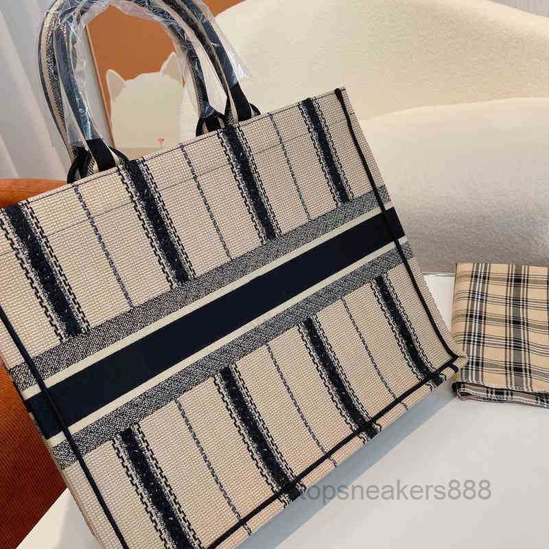 

Evening Bags Striped Embroidery Bags Women Handbag Shoulder Designer Crossbody Lady Shopping Tote, Customize