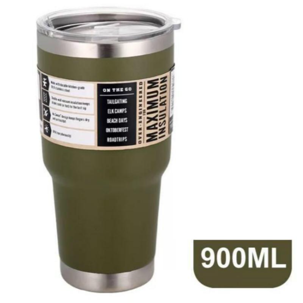 

30oz 20oz Stainless Steel Coffee Mug Travel Water Cups Tumbler Vacuum Flask Bottle Thermocup GC1124x, Multi-color