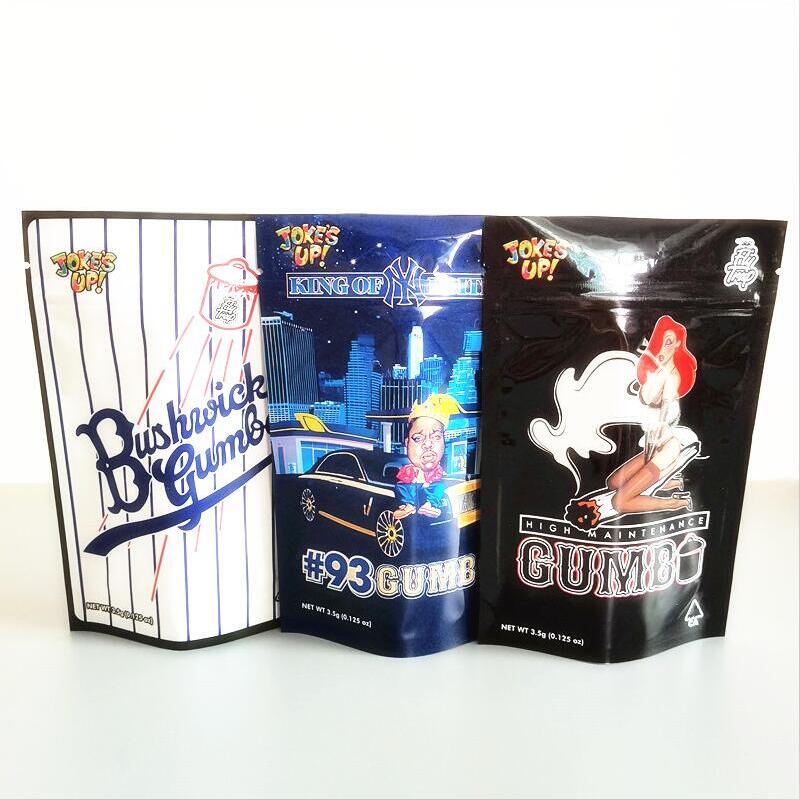 

3.5g EMPTY Edibles Packaging mylar bags Medicated Infused Gummy Worms Candy edible package rope dope belts package